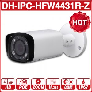 DH IPC-HFW4431R-Z 4MP Night Camera 80m IR 2.7~12mm VF lens Motorize Zoom Auto Focus Bullet IP Camera CCTV Security POE Dahua OEM