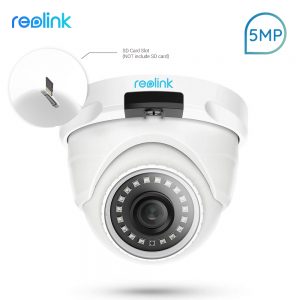 Reolink PoE IP Camera  5MP SD card slot Dome Security Outdoor Surveillance Camera CCTV Nightvision Video Surveillance RLC-420