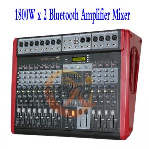 1800W+1800W 12 Channel 16 DSP Digital Effect Sound Mixer Console Professional Bluetooth USB DJ Mixing Recording Studio Equipment
