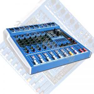 6 Channel Bluetooth Mixer 24 Bit DSP Digital Effect Sound Mixing Console Equipment USB 48V DJ Mixing Recording Studio Equipment