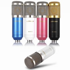 Professional High Sensitivity Studio Condenser Microphone Recording Equipment for Radio Broadcasting Studio Voice-over Sound