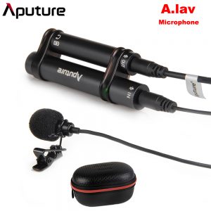 Aputure A.lav Lavalier Omnidirectional Condenser Microphone for Mobile Phone Pad and other Recorder Equipments for Recording