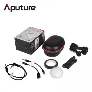 Aputure A.lav professional omnidirectional lavalier microphone used with mobile, recorder other equipment for recording