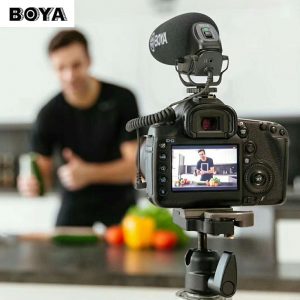 Boya BY-BM3030 Photography Interview Shot gun Mic Microphone for Nikon Canon DSLR Camera Recording Studio Equipment  Mic