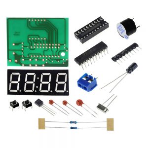 High Quality C51 4 Bits Electronic Clock Electronic Production Suite DIY Kits C51 Electronic Clock
