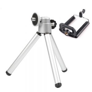 Portable Mini Tripod Stand  With Phone Holder For Phone Gopro Xiaoyi 4K SJCAM  Digital Camera Camcorder