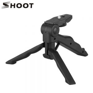 SHOOT Mini Portable Tripod Stand for GoPro Hero 7 6 5 Black 4 3 Session Xiaomi Yi 4K Sjcam Eken Canon Nikon Sony DSLR Accessory