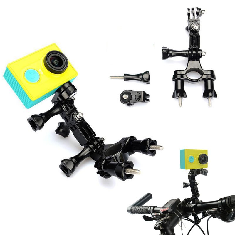Bike Bicycle Handlebar Seatpost Pole Mount Tripod Holder Stand for Xiomi Yi 1 Xiaoyi 2 4K Sony Action Camera Accessories